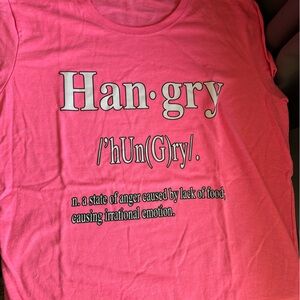 Hangry Pink Heavy Cotton T-Shirt